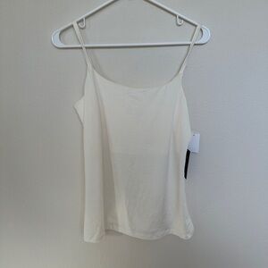 Elegant Cream Spaghetti Strap Top